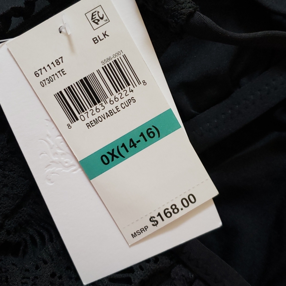 0X AVAILABL! NWT BECCA plus size one piece swim - Picture 7 of 7